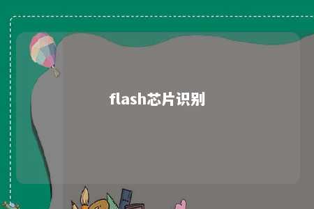 flash芯片识别